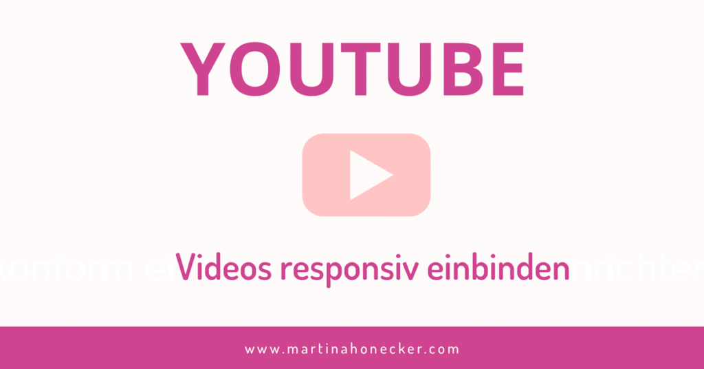 YouTube Videos responsive einbinden