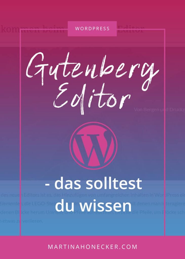 Gutenberg Editor WordPress